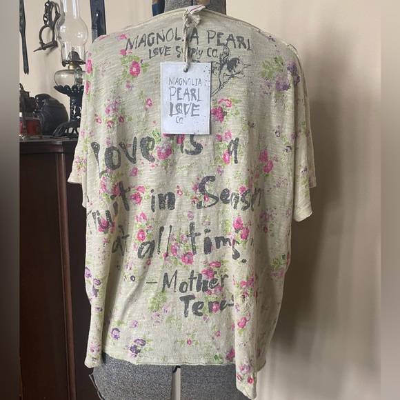 Magnolia Pearl NEW "MOTHER TEREA" Jersey Flower SOLD OUT Tees T-shirt NWT - Picture 5 of 10